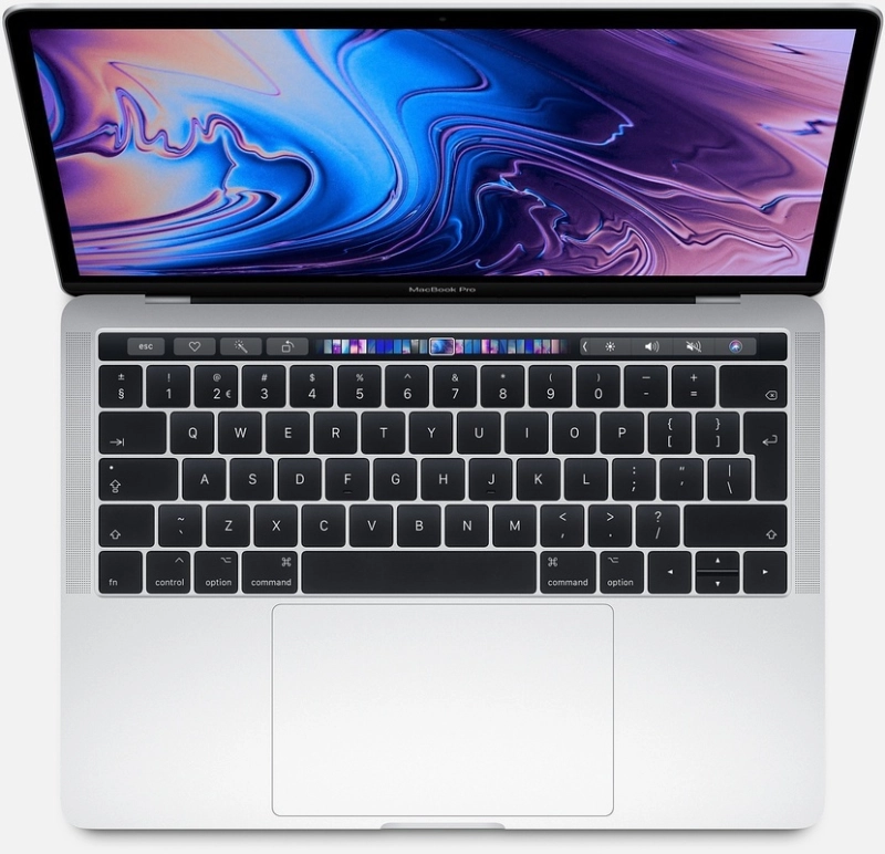 Macbook Pro 13" - Intel i5 1,4GHz - 8GB Ram - SSD 128GB - 2019 - Silver - Nederlands toetsenbord