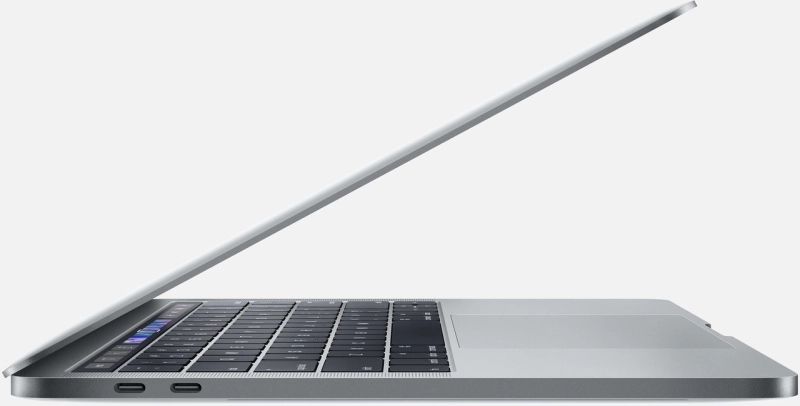Macbook Pro 13" - Intel i5 2,4GHz - 8GB Ram - SSD 256GB - 2019 - Space Gray - Nederlands toetsenbord