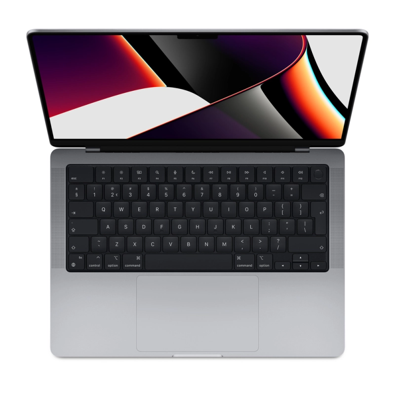 Macbook Pro 14" - Apple M1 Pro 8-core 2,1GHz - 16GB Ram - SSD 512GB - 2021 - Space Gray - Nederlands toetsenbord