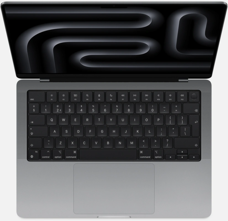 Macbook Pro 14" - Apple M3 8-core - 8GB Ram - SSD 1TB - 2023 - Space Gray - Nederlands toetsenbord