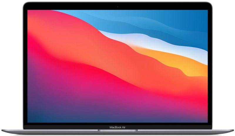 Macbook Air 13" - Intel DualCore i3 1,1GHz - 8GB Ram - SSD 256GB - 2020 - Space Gray - Nederlands toetsenbord