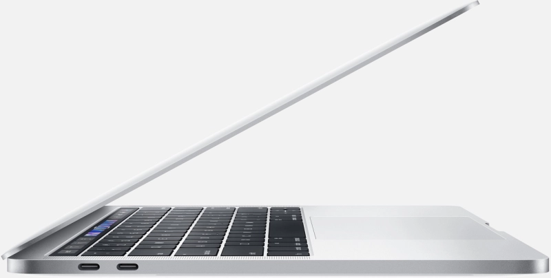 Macbook Pro 13" - Intel Quadcore i7 - 16GB Ram - SSD 512GB - 2019 - Silver - Nederlands toetsenbord
