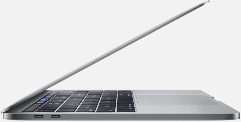 Macbook Pro 13" - Intel QuadCore i7 - 16GB Ram - SSD 512GB - 2018 - Space Gray - Nederlands toetsenbord