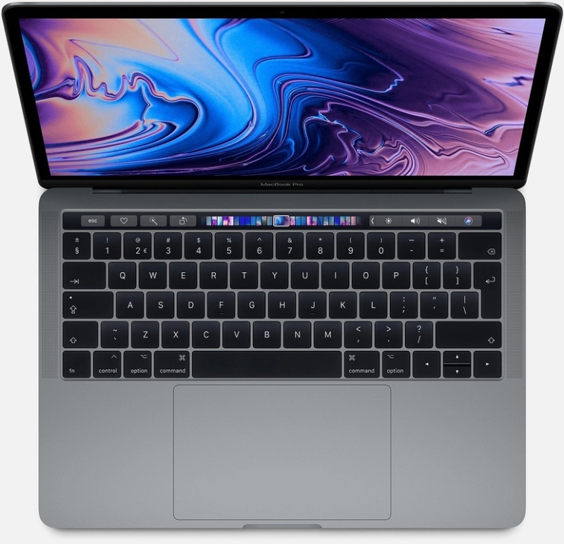 Macbook Pro 13" - Intel  i5 1,4GHz - 16GB Ram - SSD 256GB - 2019 - Space Gray - Nederlands toetsenbord